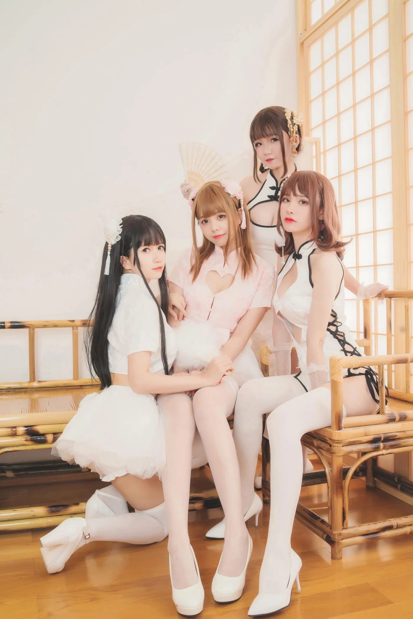 小野妹子w – NO.48 &白金&宅夏&前羽 四人彼女电子档[23] [47P]插图8